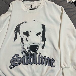 H&M Sublime Sweatshirt with Dog Graphic